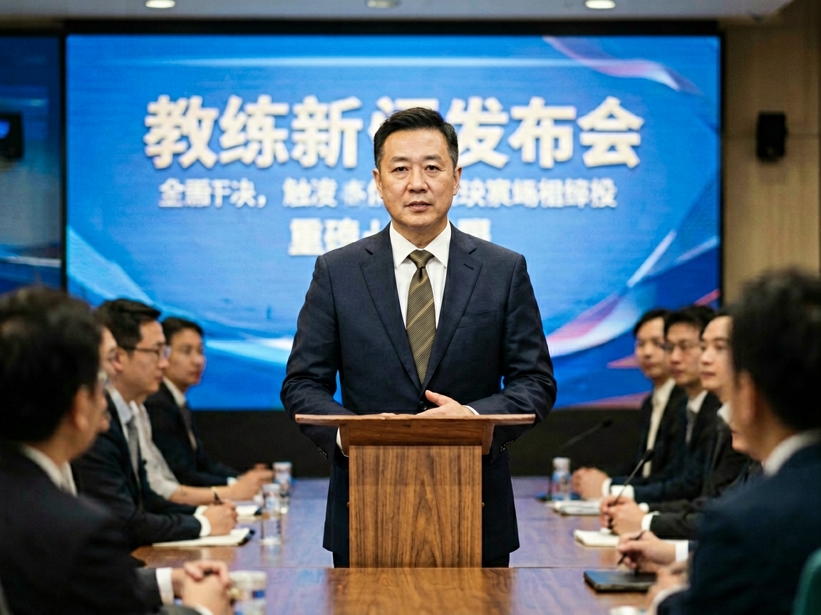 教练新闻发布会